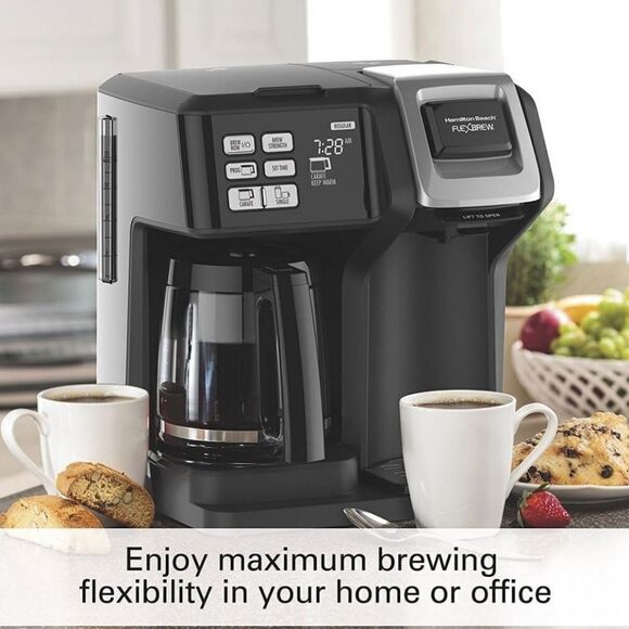 Hamilton Beach 49976 FlexBrew Trio 2-Way Coffee Maker, Compatible with K-Cup - Picture 5 of 6
